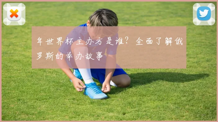 年世界杯主办方是谁？全面了解俄罗斯的举办故事